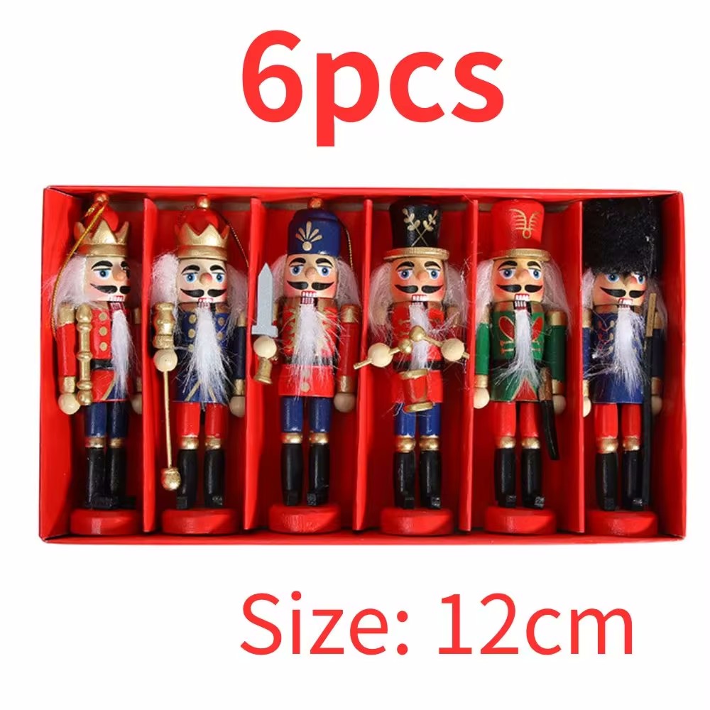 Nutcracker Figurine - 10/12/14cm Nutcracker Miniatures Pink Series Nutcracker