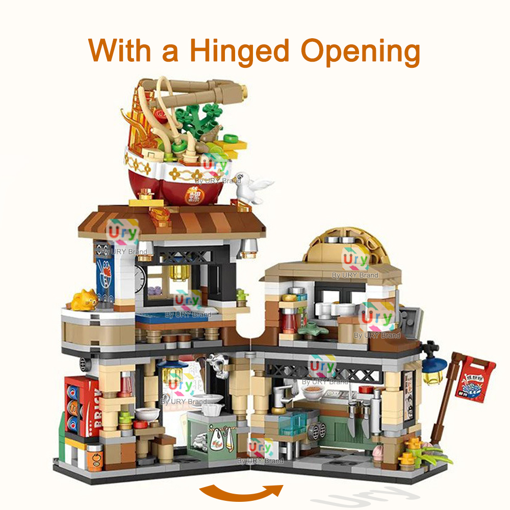 Mini City Japanese Street View - đánh giá và giá Lego Set City