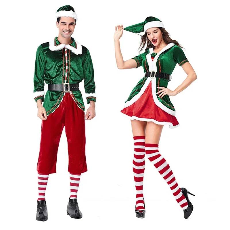 Santa Claus Cosplay Costume Ch - đánh giá và giá Elf Costume Christmas