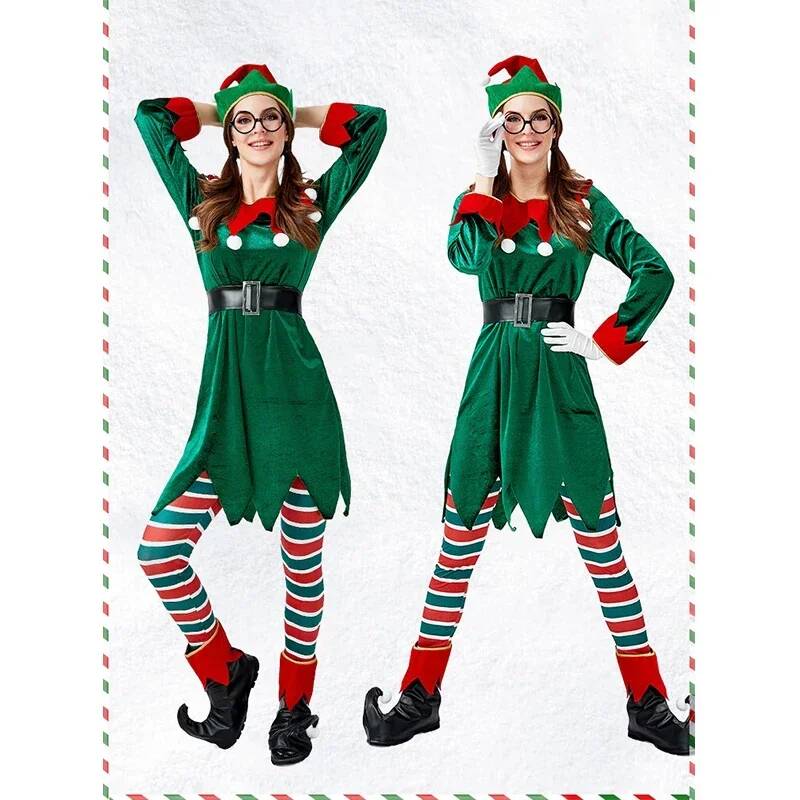 Santa Claus Cosplay Costume Ch - đánh giá và giá Elf Costume Christmas