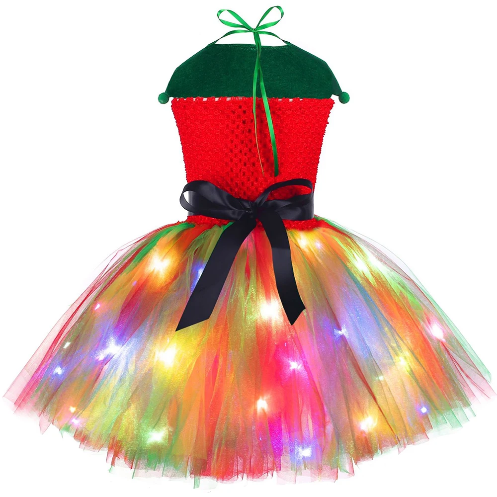 Christmas Tutu Dress Red Green - đánh giá và giá Elf Costume Christmas