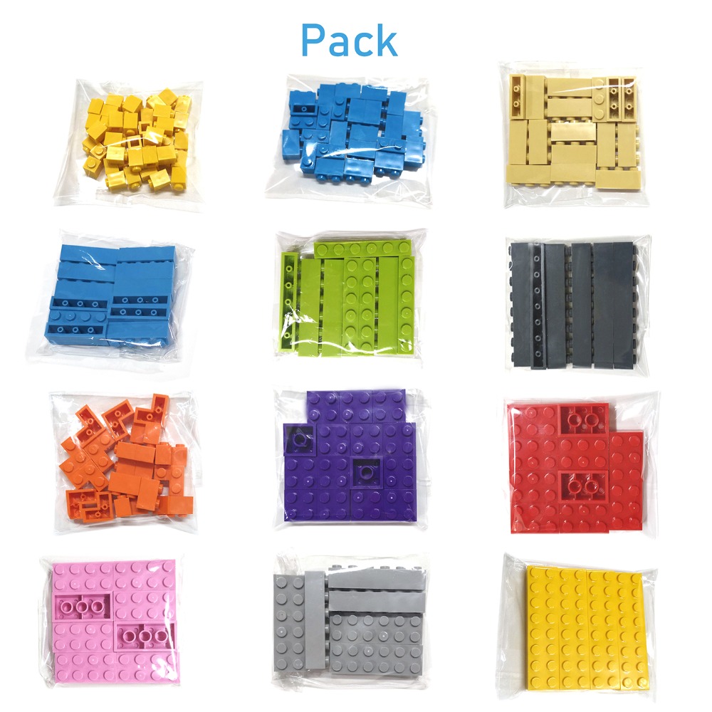 Bộ 200 2X4 Chấm Tự Làm Các Khố - đánh giá và giá Lego Set City