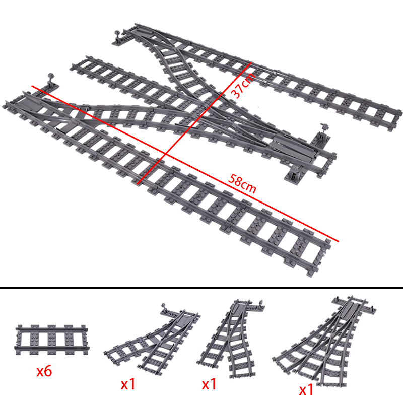 MOC City Train Rail Left and R - đánh giá và giá Lego Set Creator