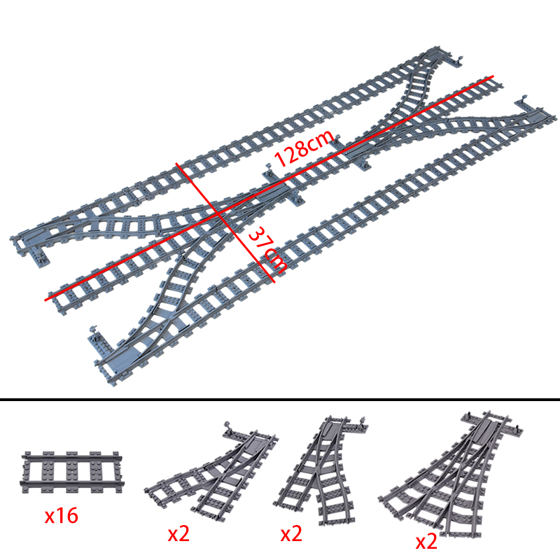 MOC City Train Rail Left and R - đánh giá và giá Lego Set Creator